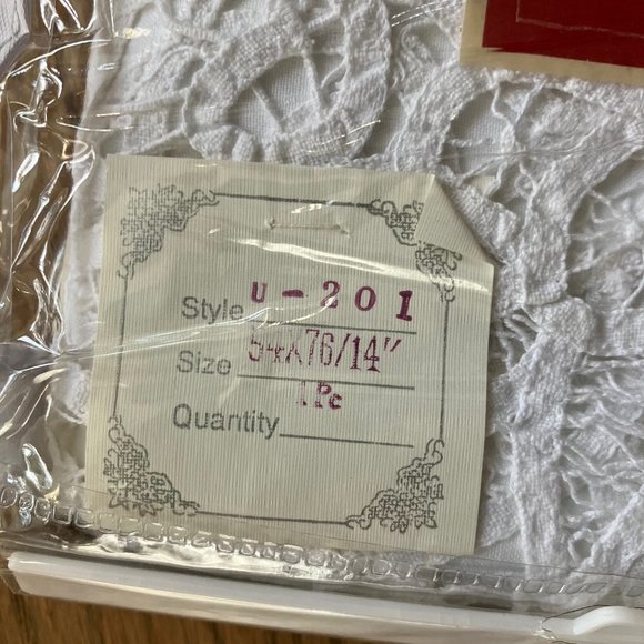 Potter & Smith Classic Collection Battenburg Full Bed Ruffle 56" x 76" - Picture 3 of 4